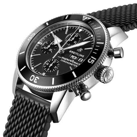 breitling superocean band wechseln|Breitling watch strap positioning.